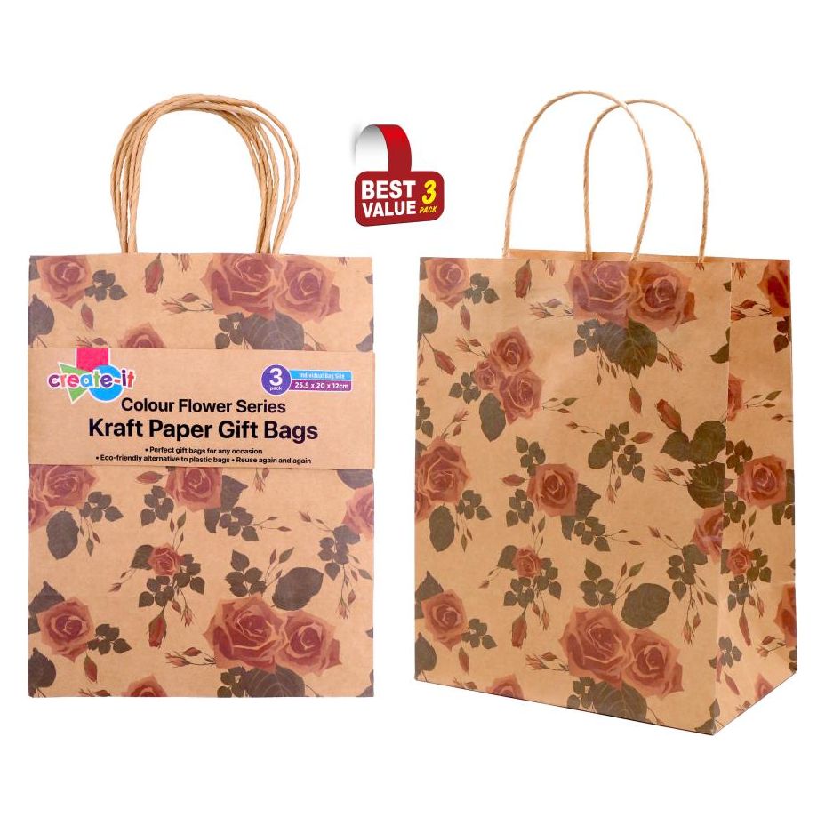 Craft Gift Bags - Colour Flower Series