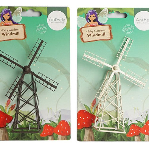 Fairy Garden Metal Windmill