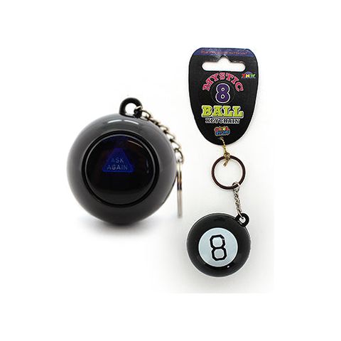 Keychain - Magic Black 8 Ball