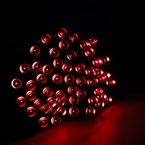 Solar Light 100Pc - Red