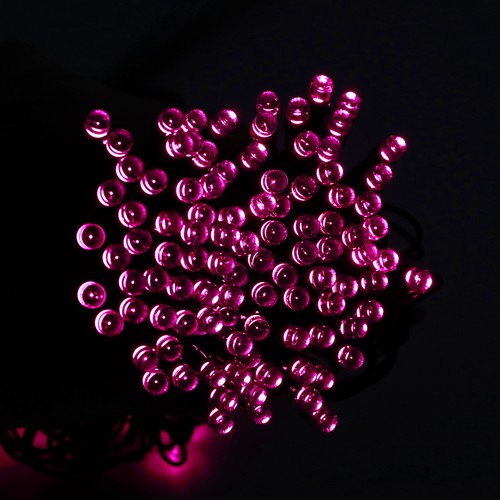 Solar Light 100Pcs - Pink