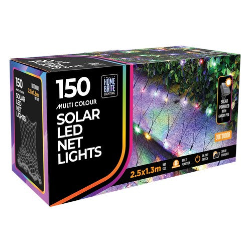 Solar Net Light 150Pc - Multi