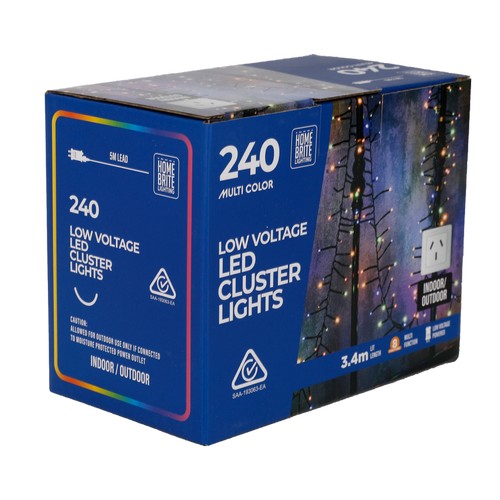 LED Micro Cluster Lights 240Pc - Multi