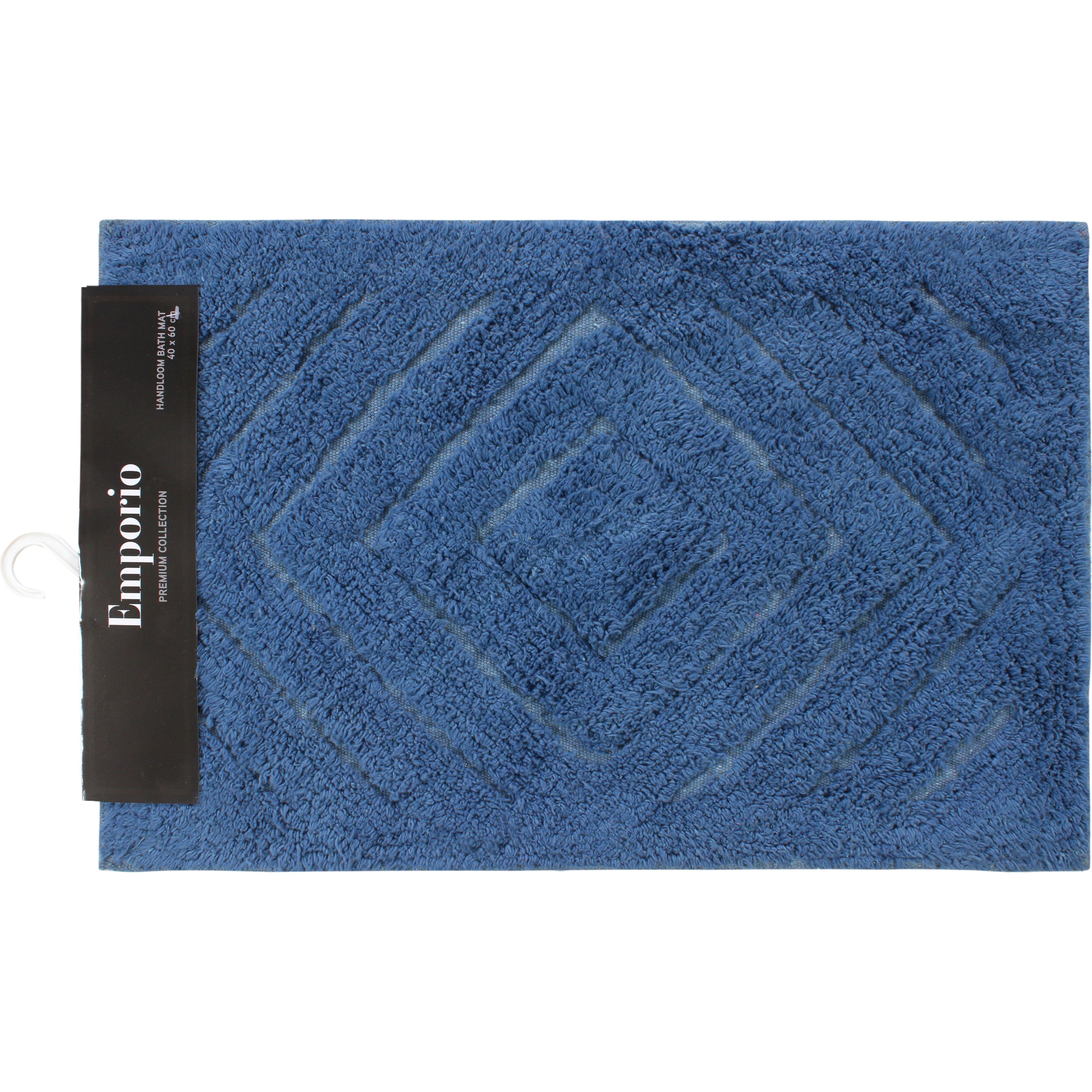 Bath Mat Cotton - Diamond Pattern - Dollars and Sense