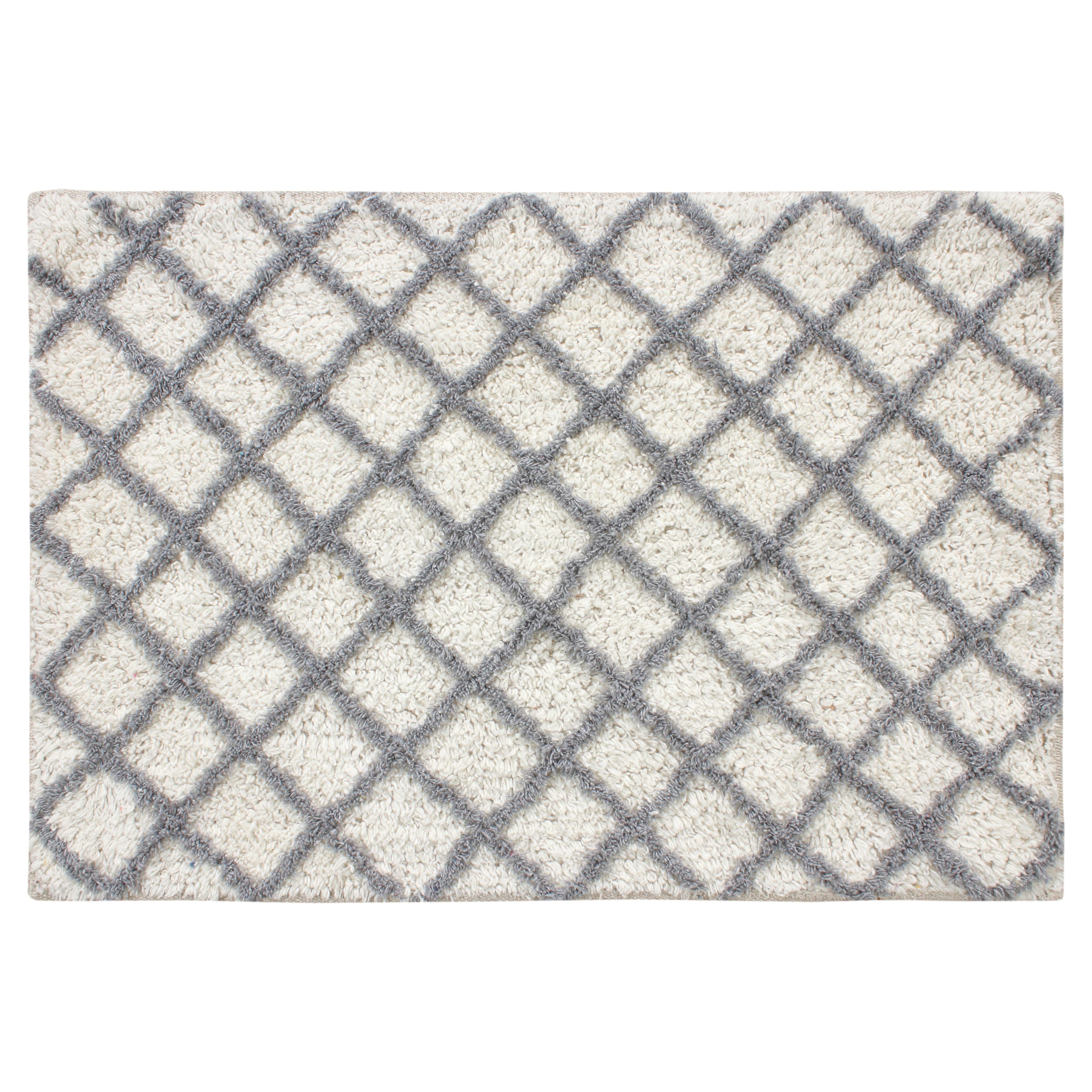 Bath Mat Cotton - Diamond Pattern - Dollars and Sense