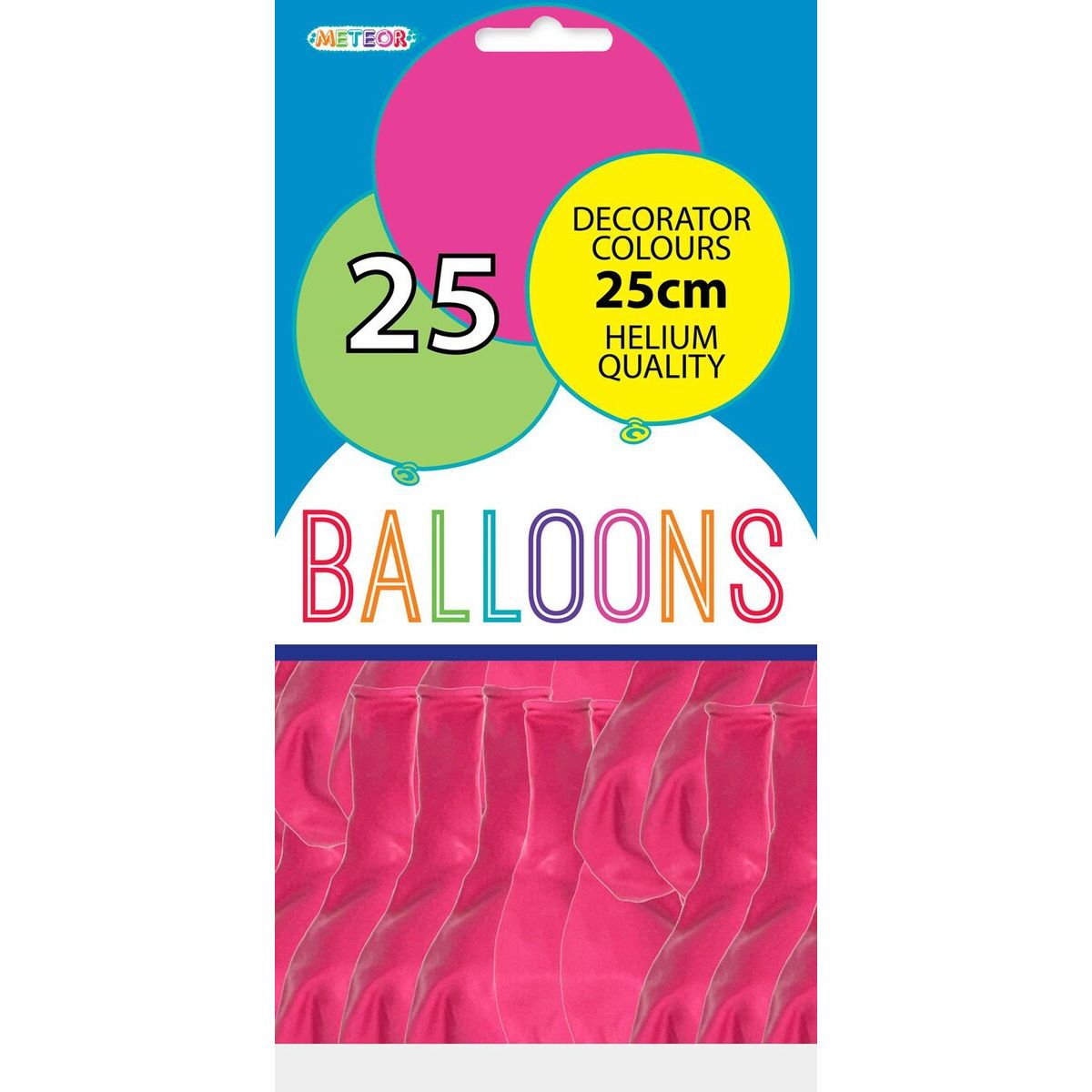 Decorator Latex Balloons - Hot Pink