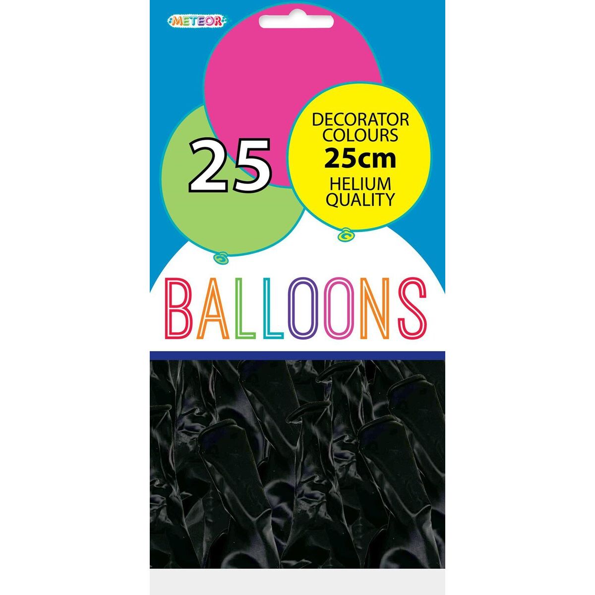 Decorator Latex Balloons - Black