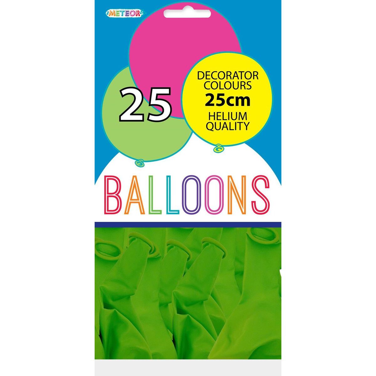 Decorator Latex Balloons - Lime Green