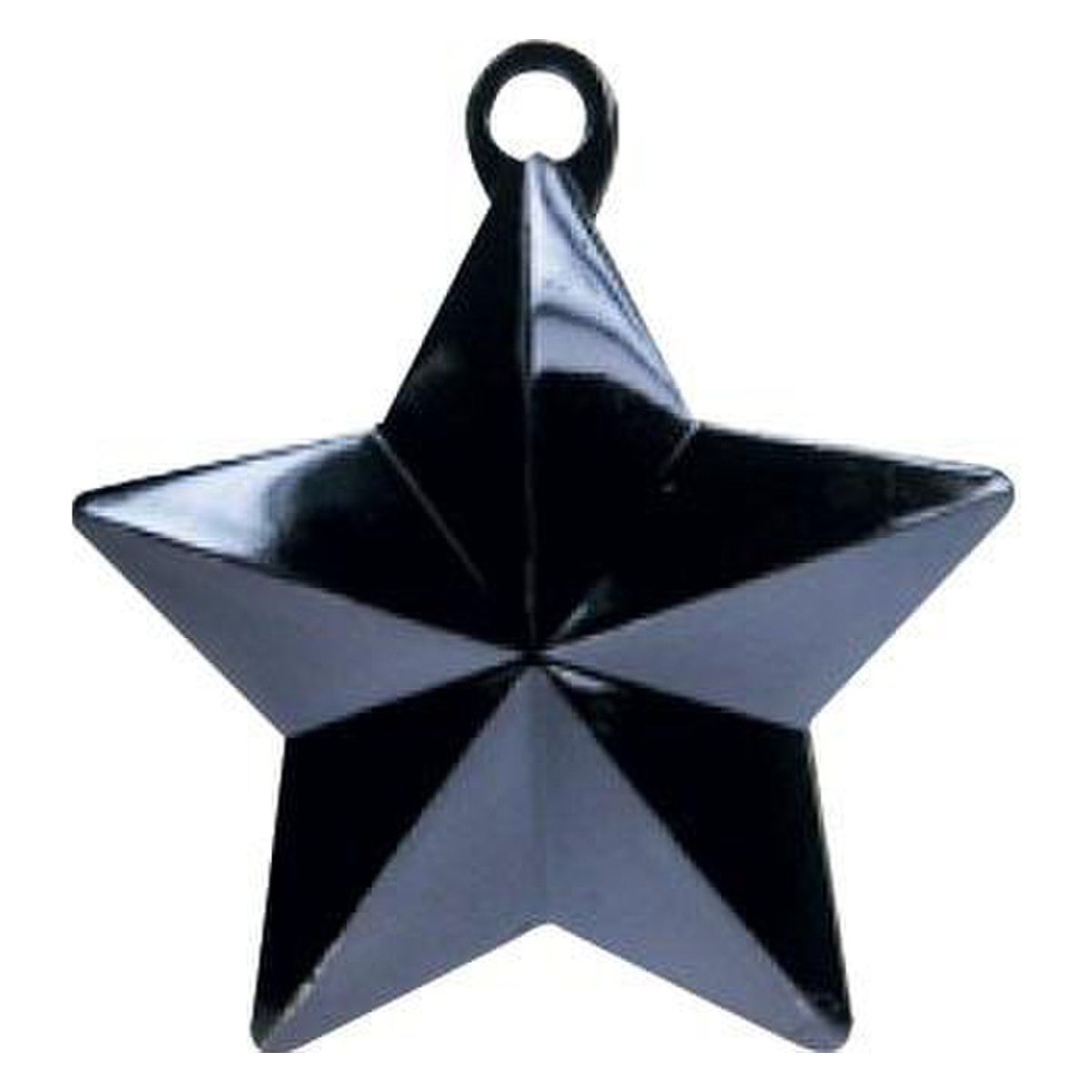 Glitz Star Balloon Weight - Black