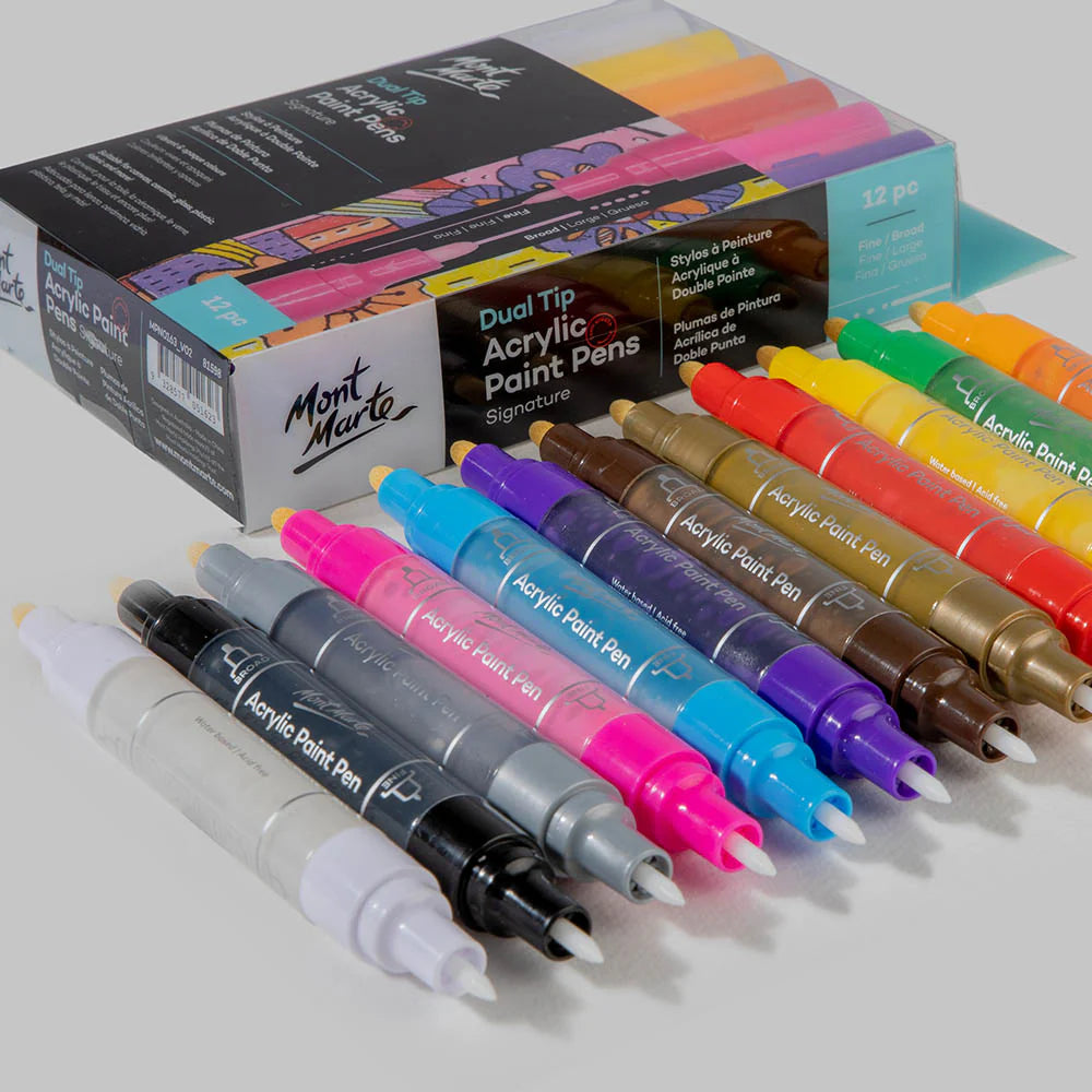 Mont Marte Acrylic Paint Pens - ONLY PRICE ONLY