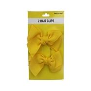 Bow Hair Clip - Yellow