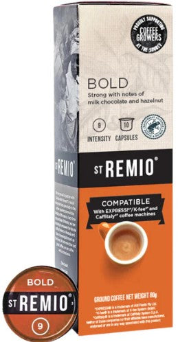 St Remio Coffee Pods Capsules - Bold