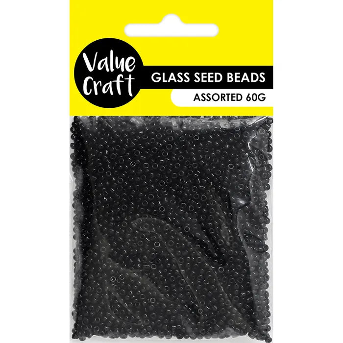 Glass Seed Beads - Black