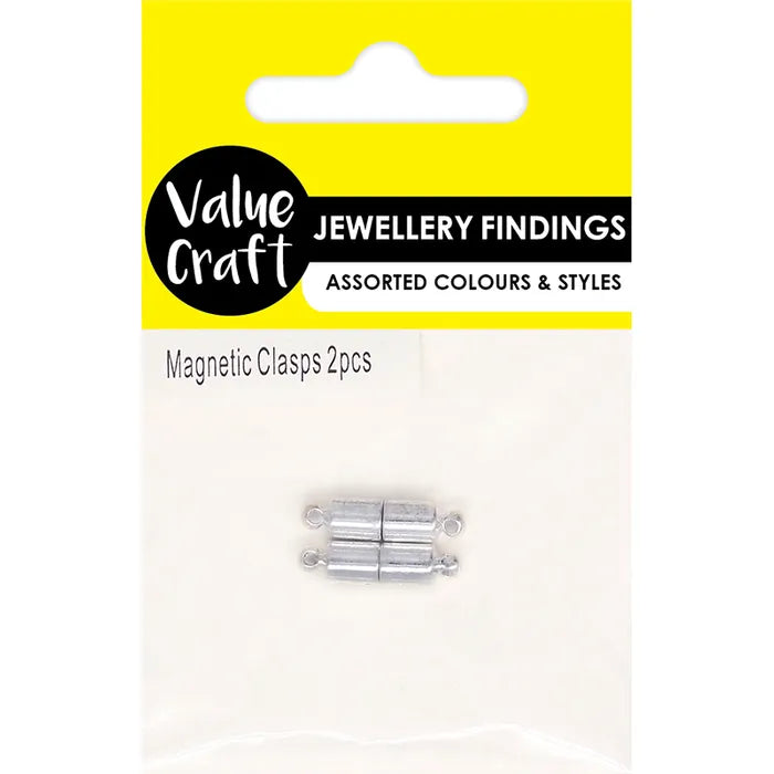 Jewellery Findings Magnetic Clasps - Silver