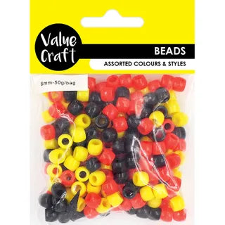 Beads Pony Beads - Red Yellow Blue