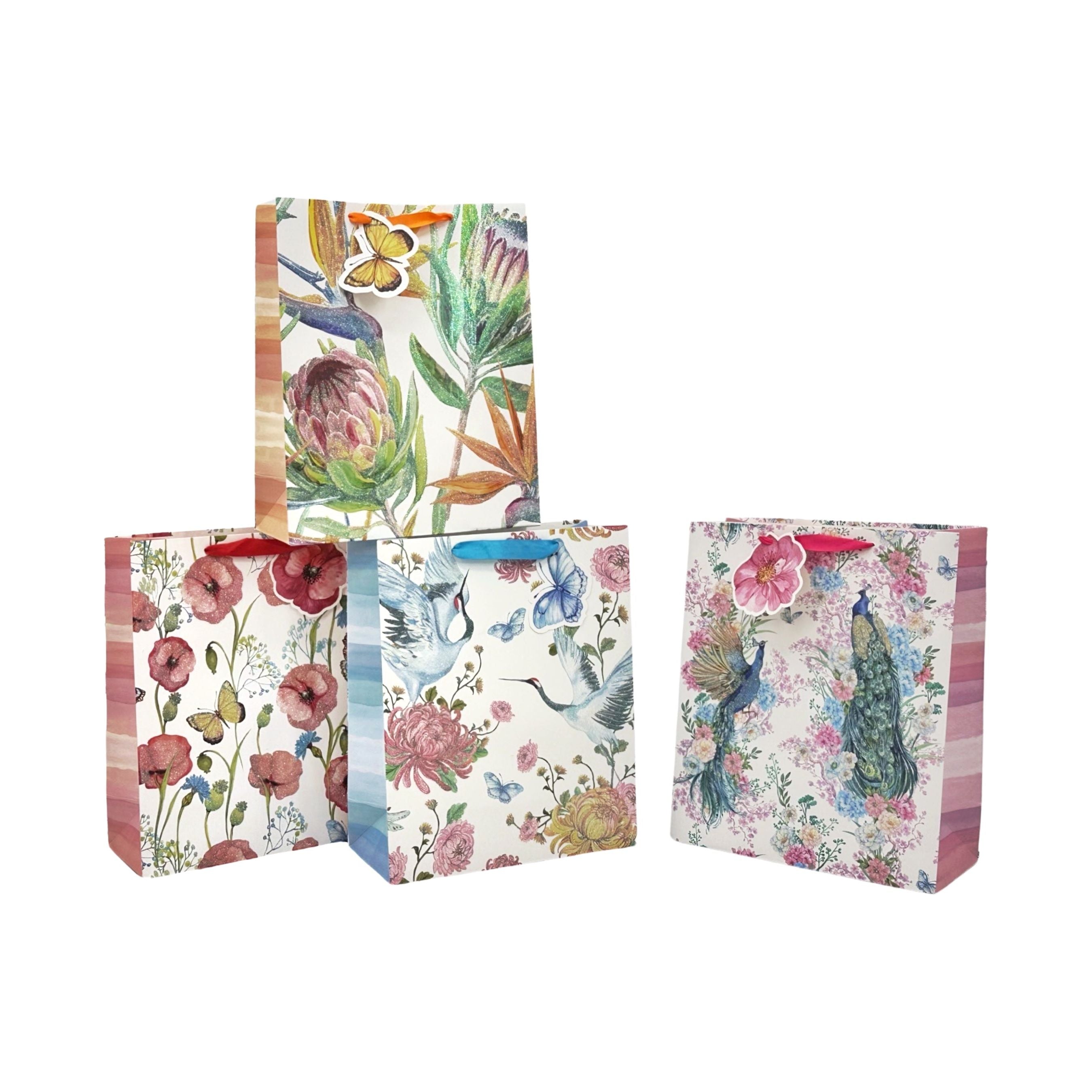 Garden Dreams Gift Bag Glitter Small 14.2x11.3x6.5cm