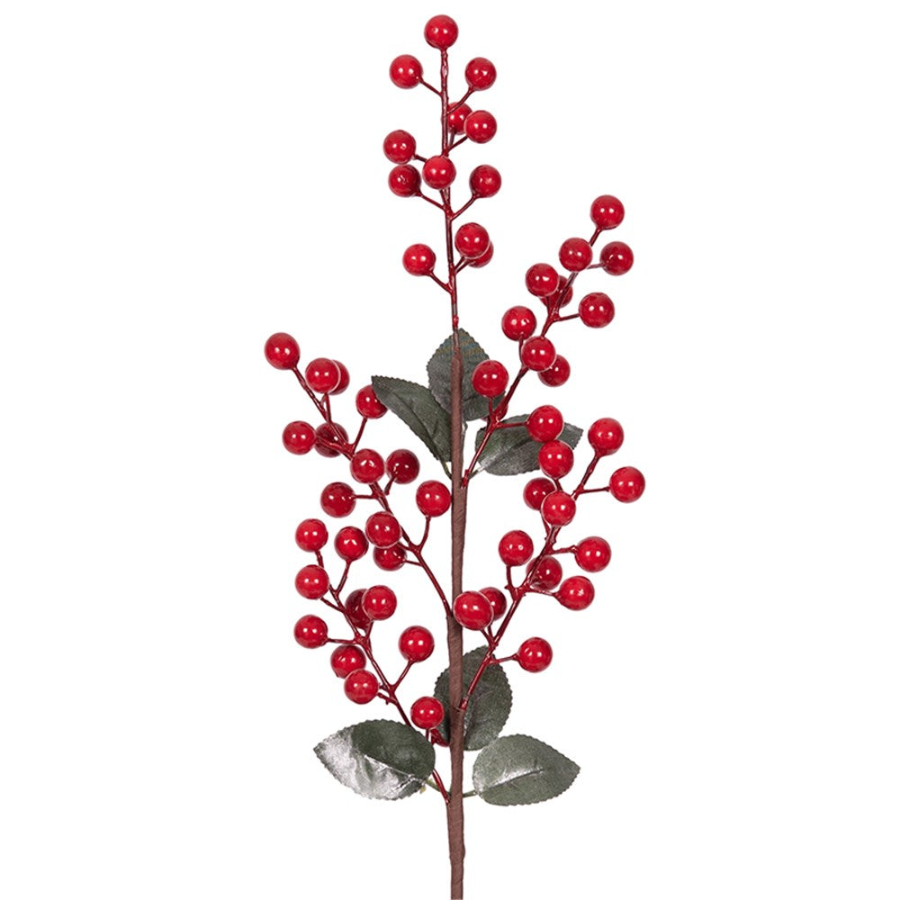 Christmas Berry Stem - Red