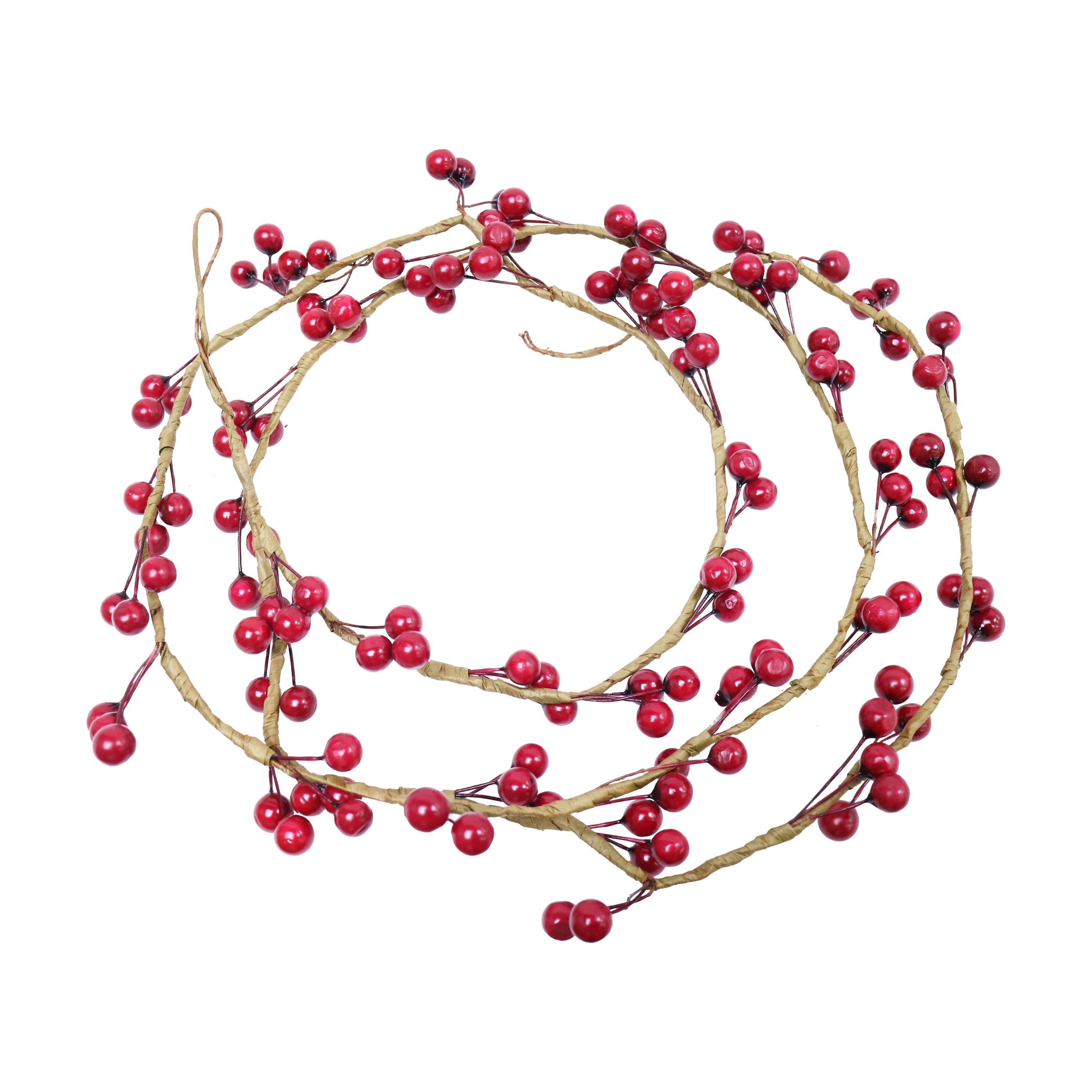 Christmas Garland - Red Berries