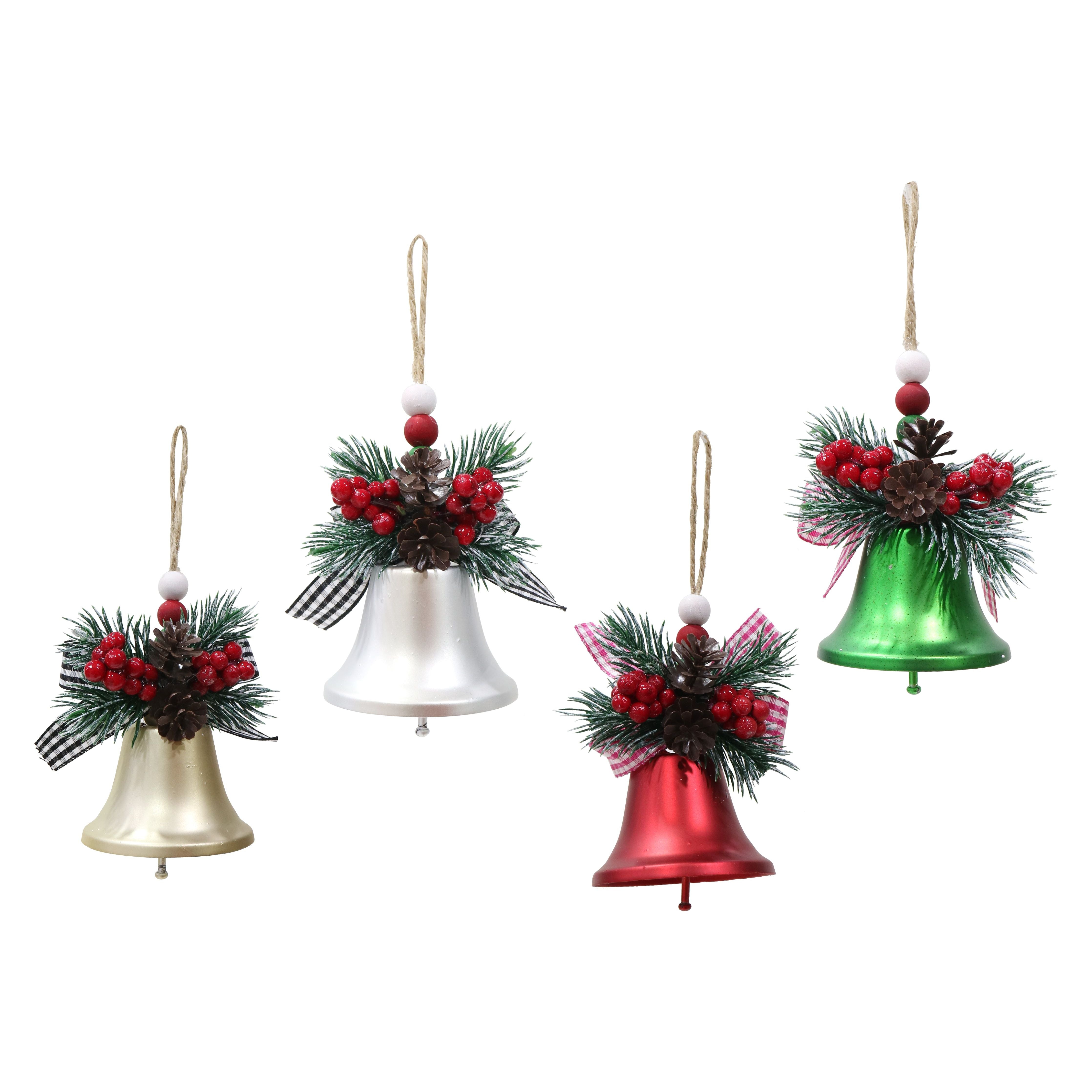 Christmas Hanging Bell - Matte