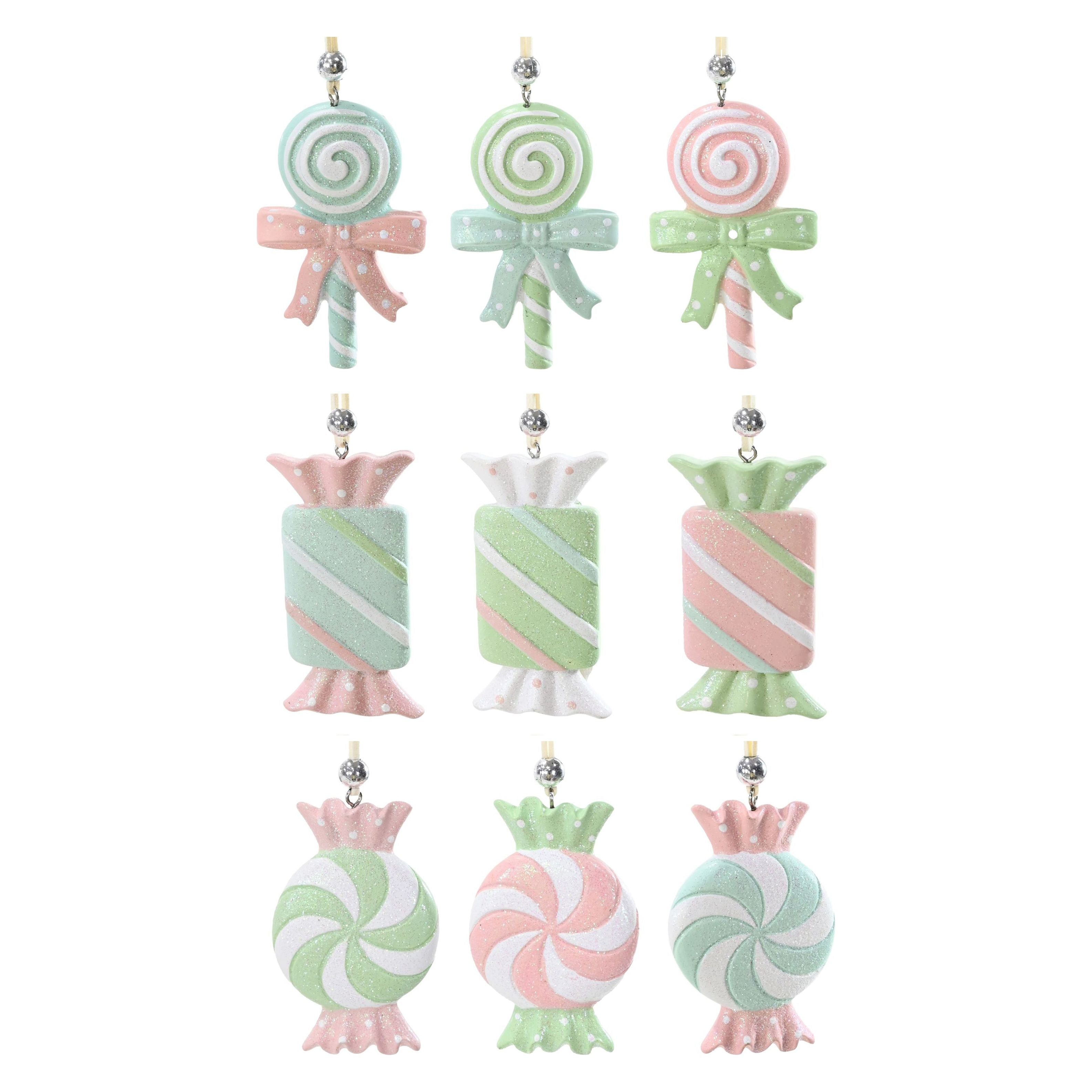 Christmas Hanging Candy Decoration - Pastel