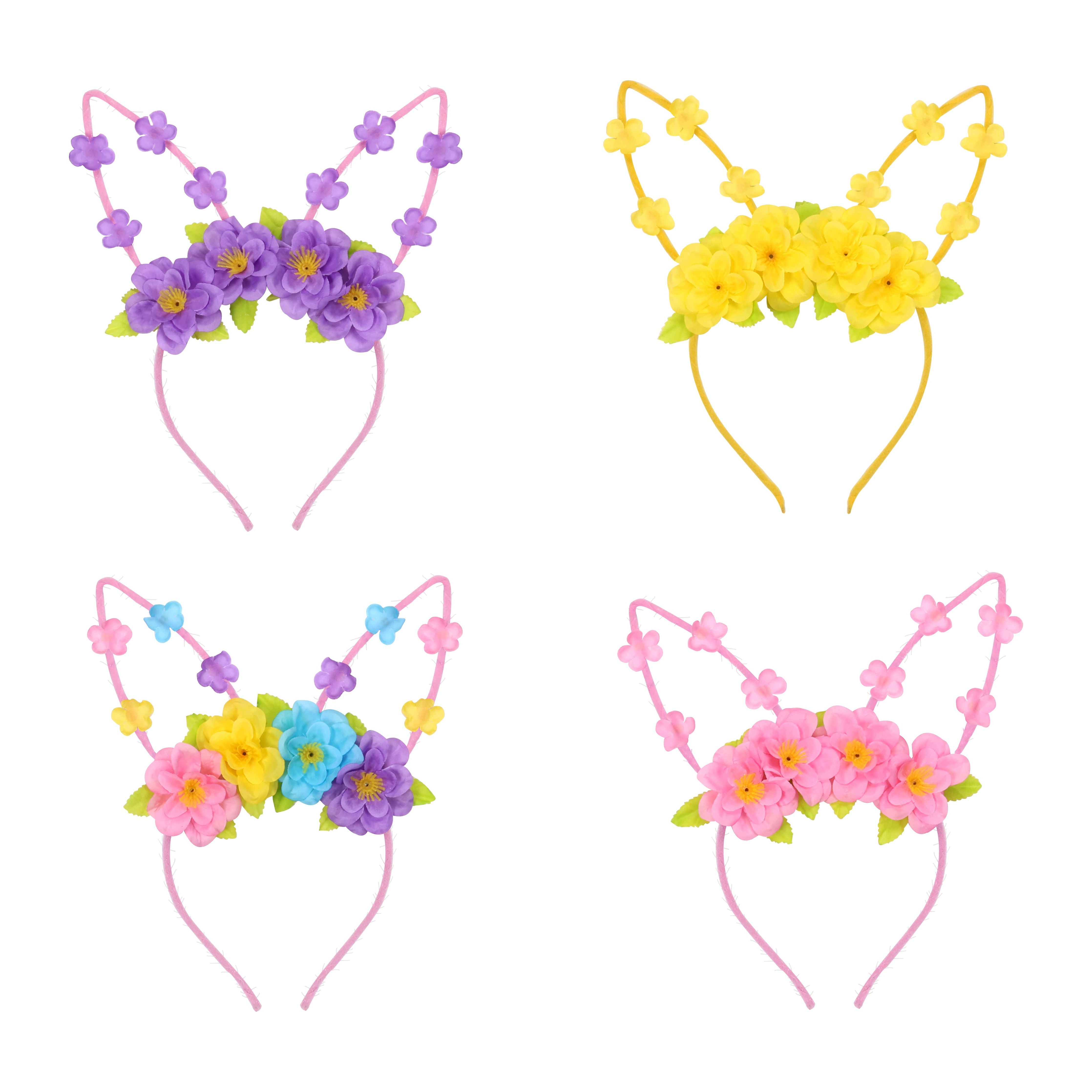 Easter Headband Floral Tiara - Assorted