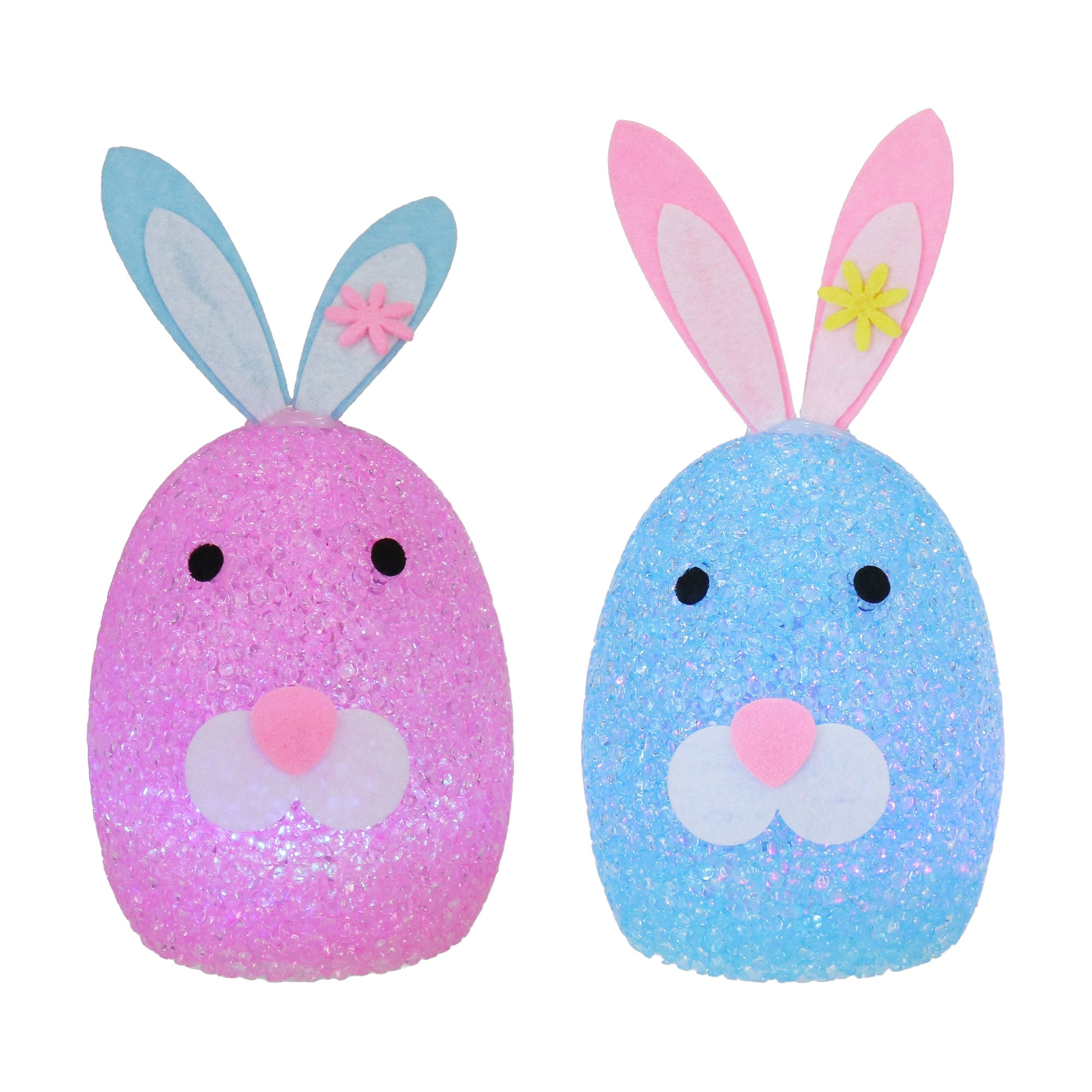 Easter Egg Bunny Light Up Colour Change - Assorted