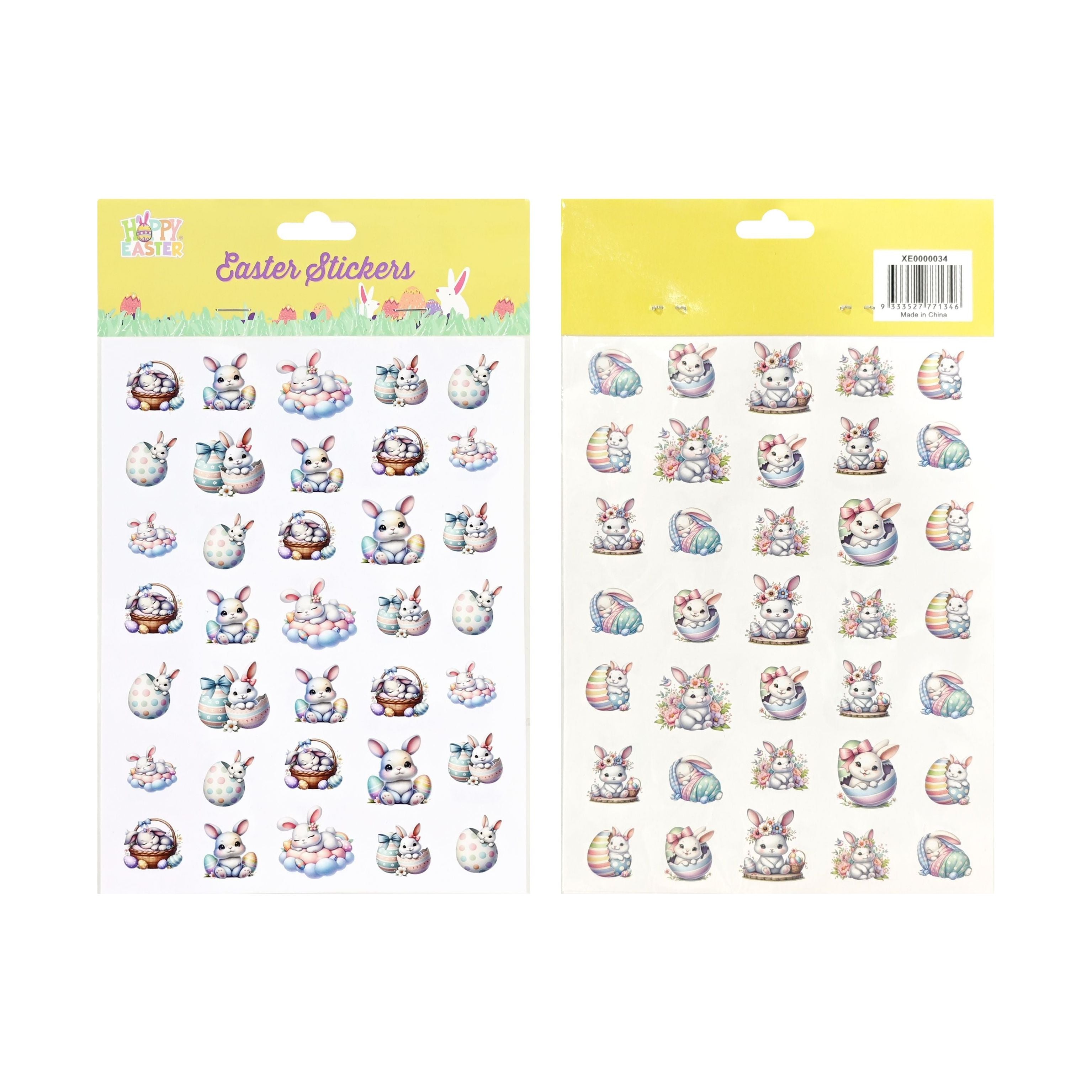 Easter Bunny Stickers - Mini