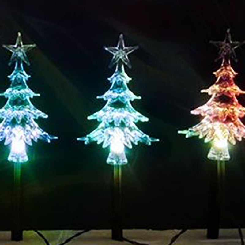 Christmas Solar Tree Path Light