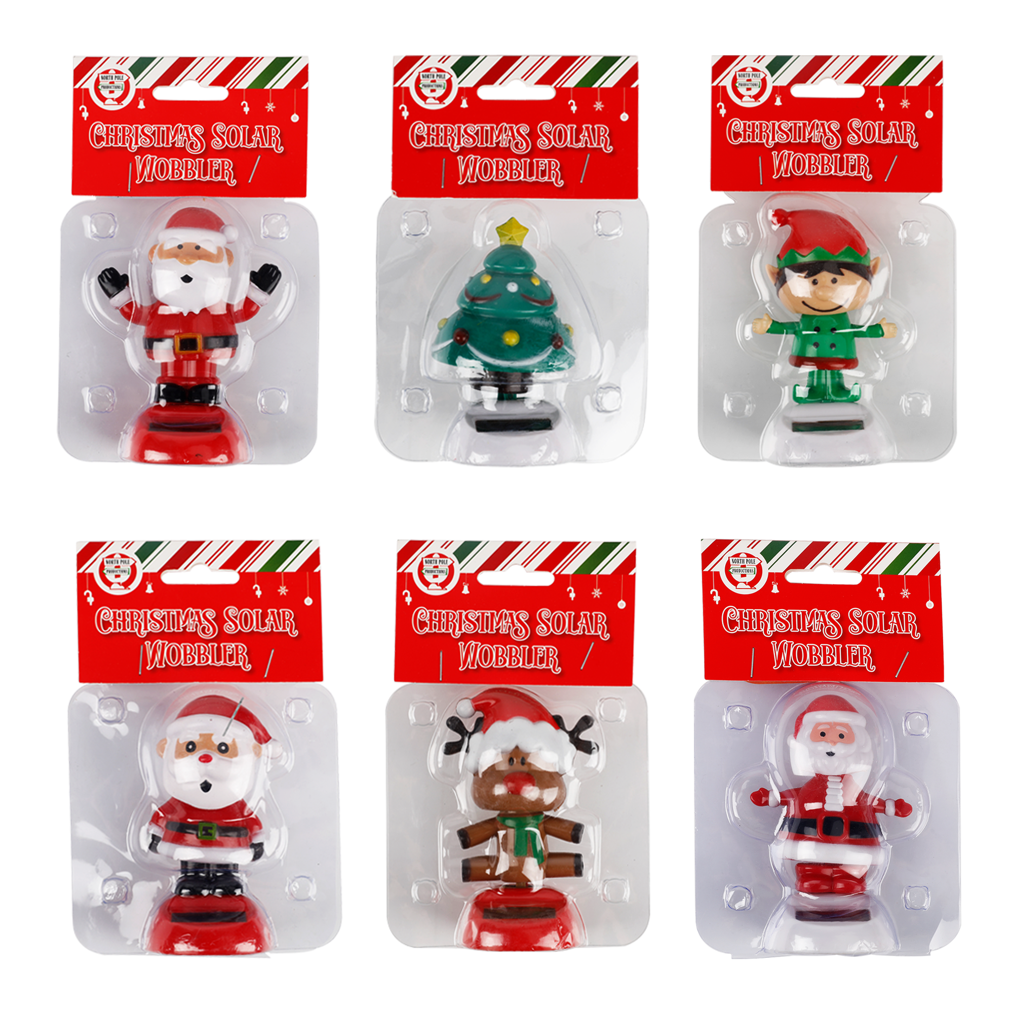 Christmas Solar Wobblers