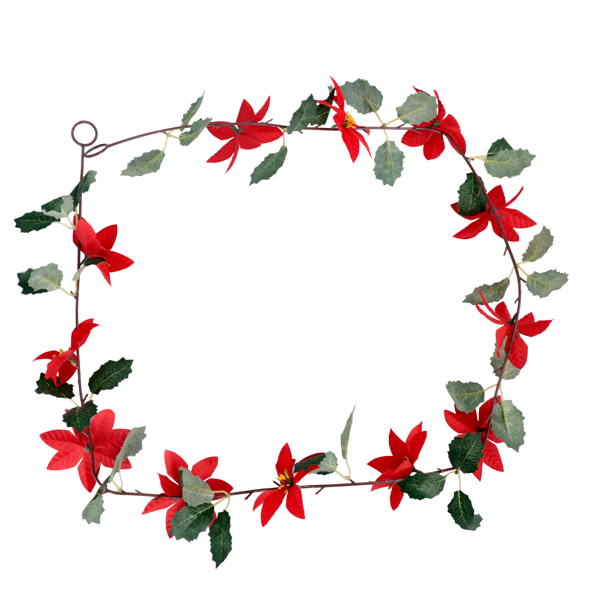 Christmas Garland - Poinsettia