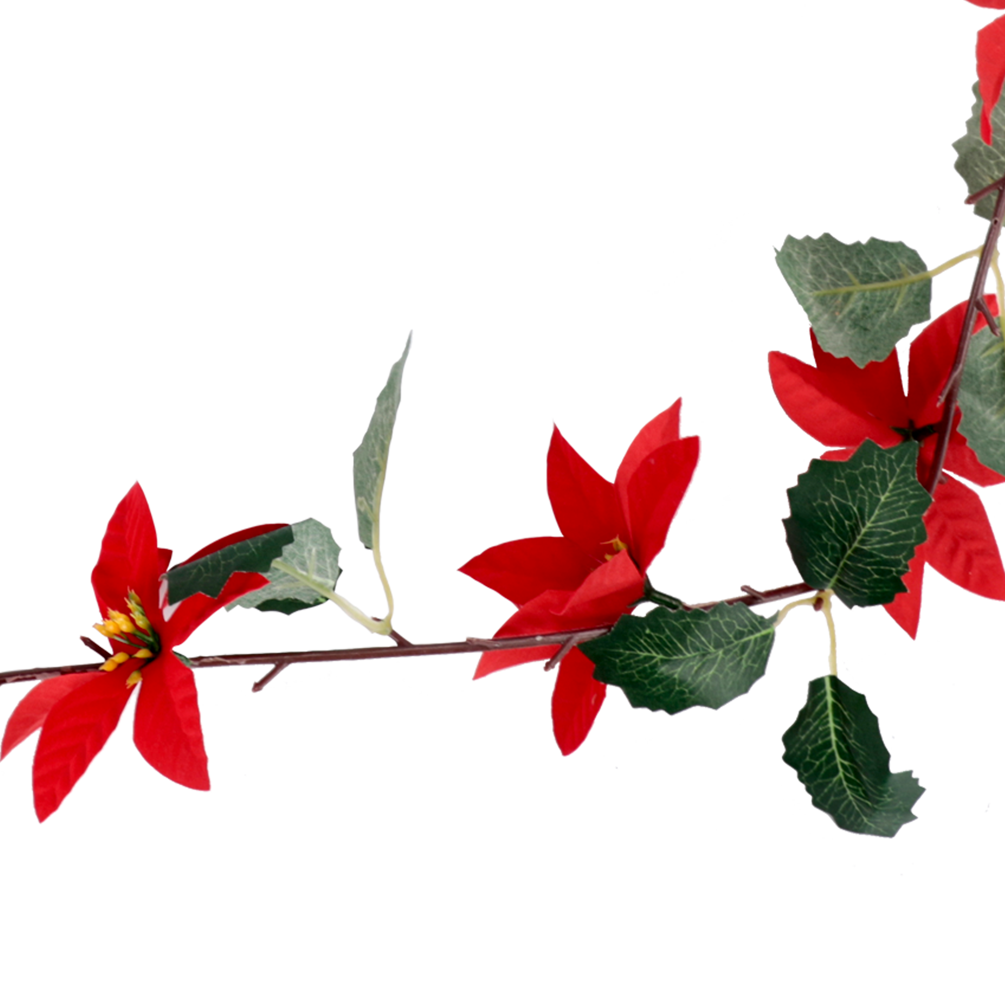 Christmas Garland - Poinsettia