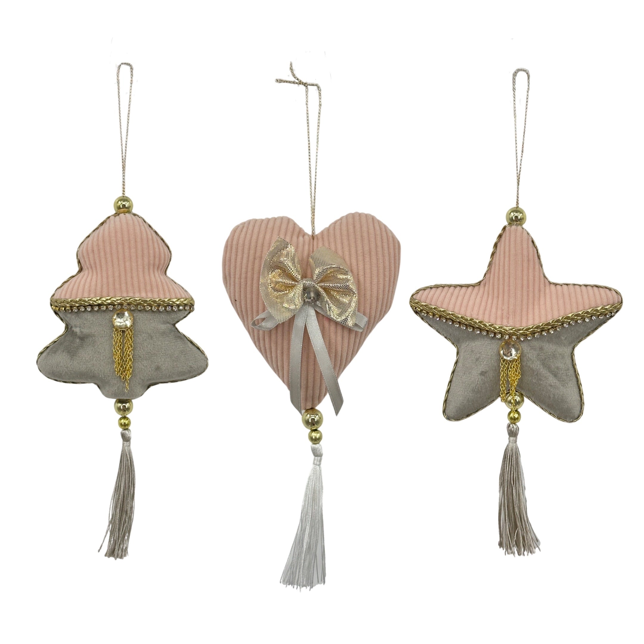 Christmas Hanging Decoration - Star, Heart or Tree