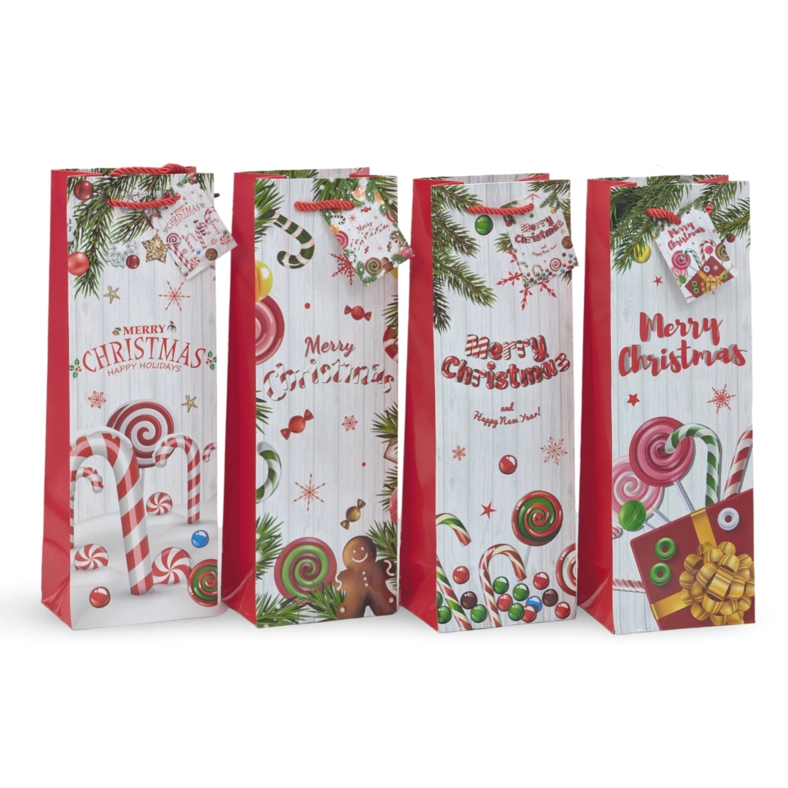 Christmas Candy Pop Giftbag - Bottle