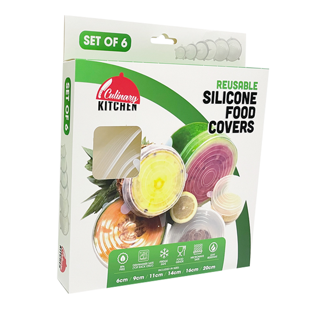 Eco Reusable Silicone - Food Covers