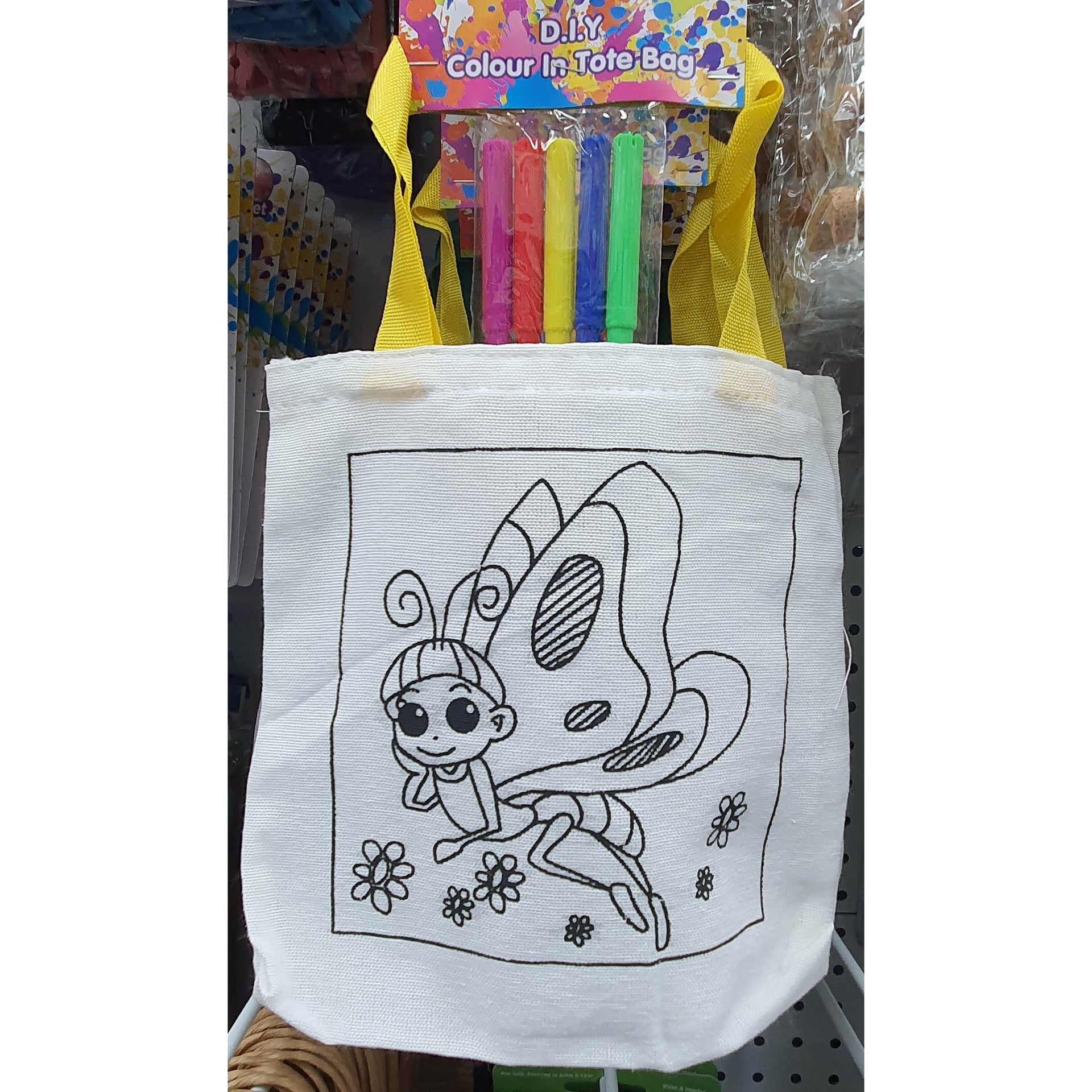 DIY Kids - Colour in Tote Bag