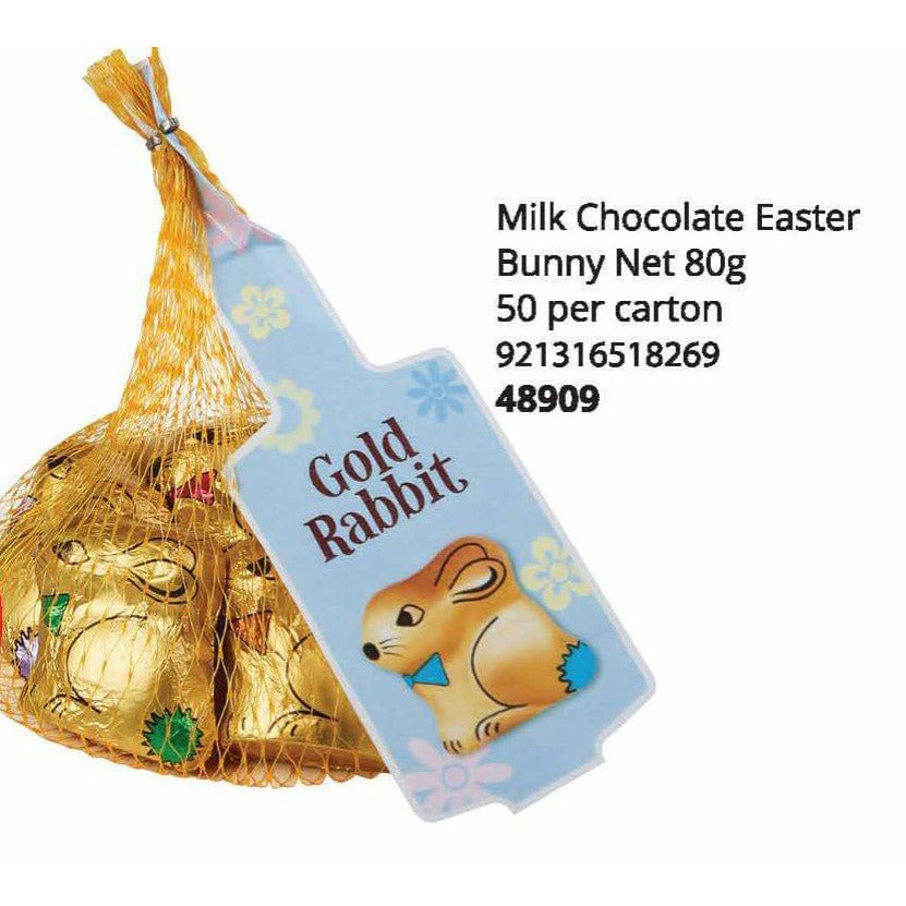 Easter - Milk Chocolate Gold Rabbits