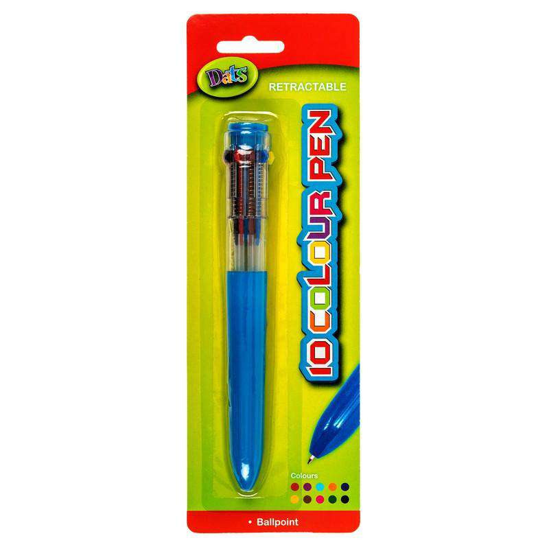 Retractable Ballpoint Pen - Multi Colours