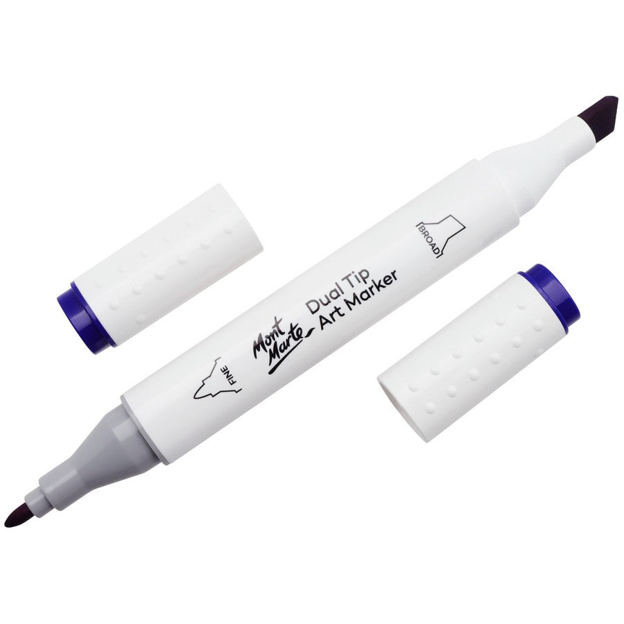 Mont Marte Dual Tip Alcohol Art Marker Cobalt Blue 71 - Dollars and Sense