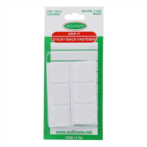 Grip It Square Fasteners - White