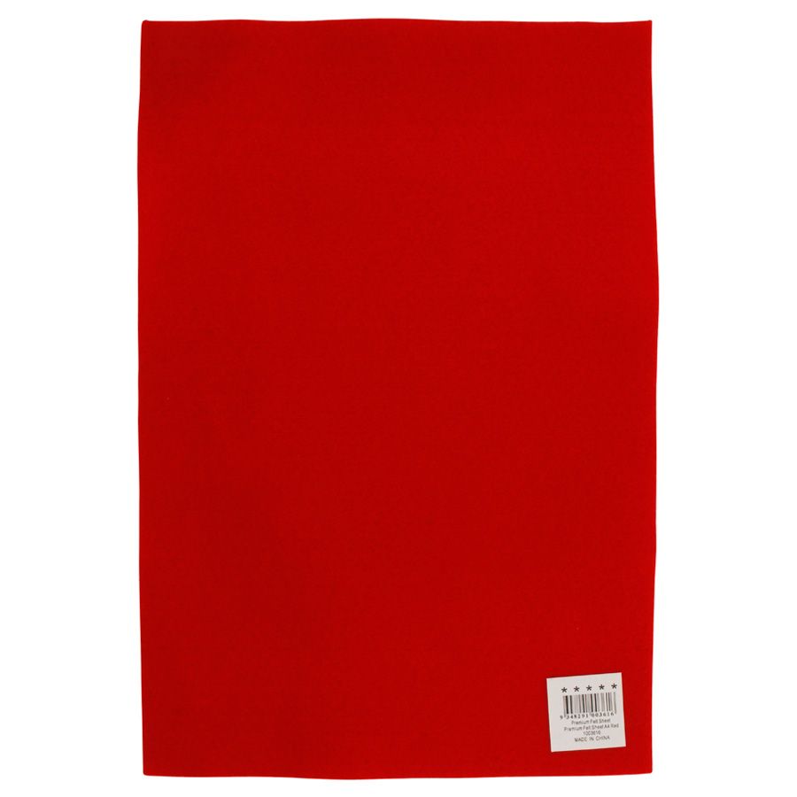 Felt Sheet - Red