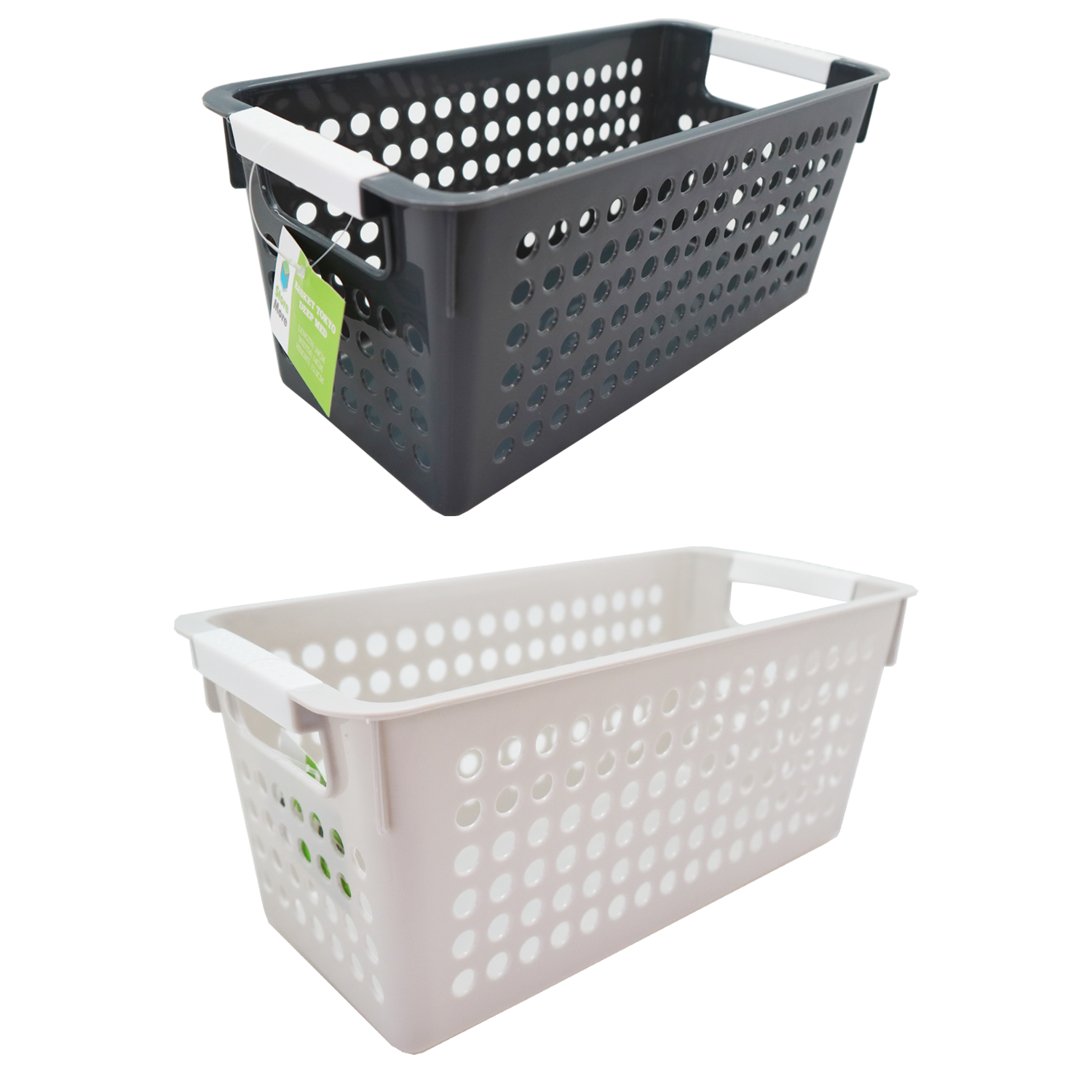 Deep Basket with Holes - Medium