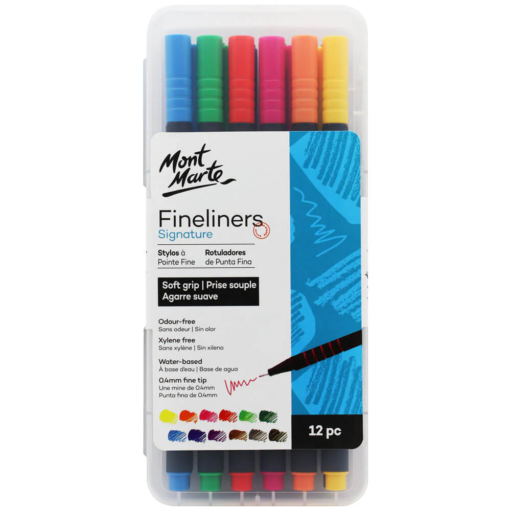 Mont Marte - Fineliner Marker Soft Grip