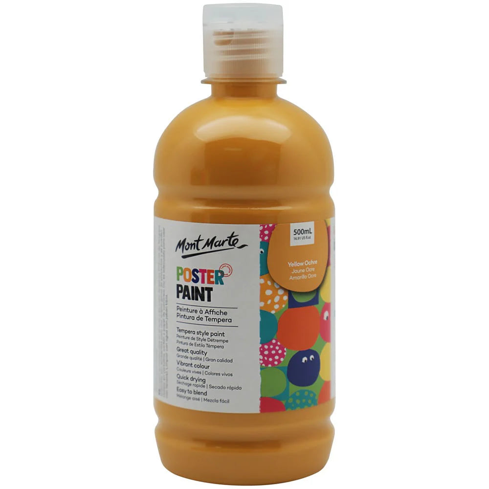 Mont Marte Poster Paint - Yellow Ochre