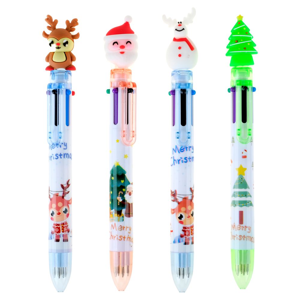 Christmas Ballpoint Pen - 6 Colour Changing