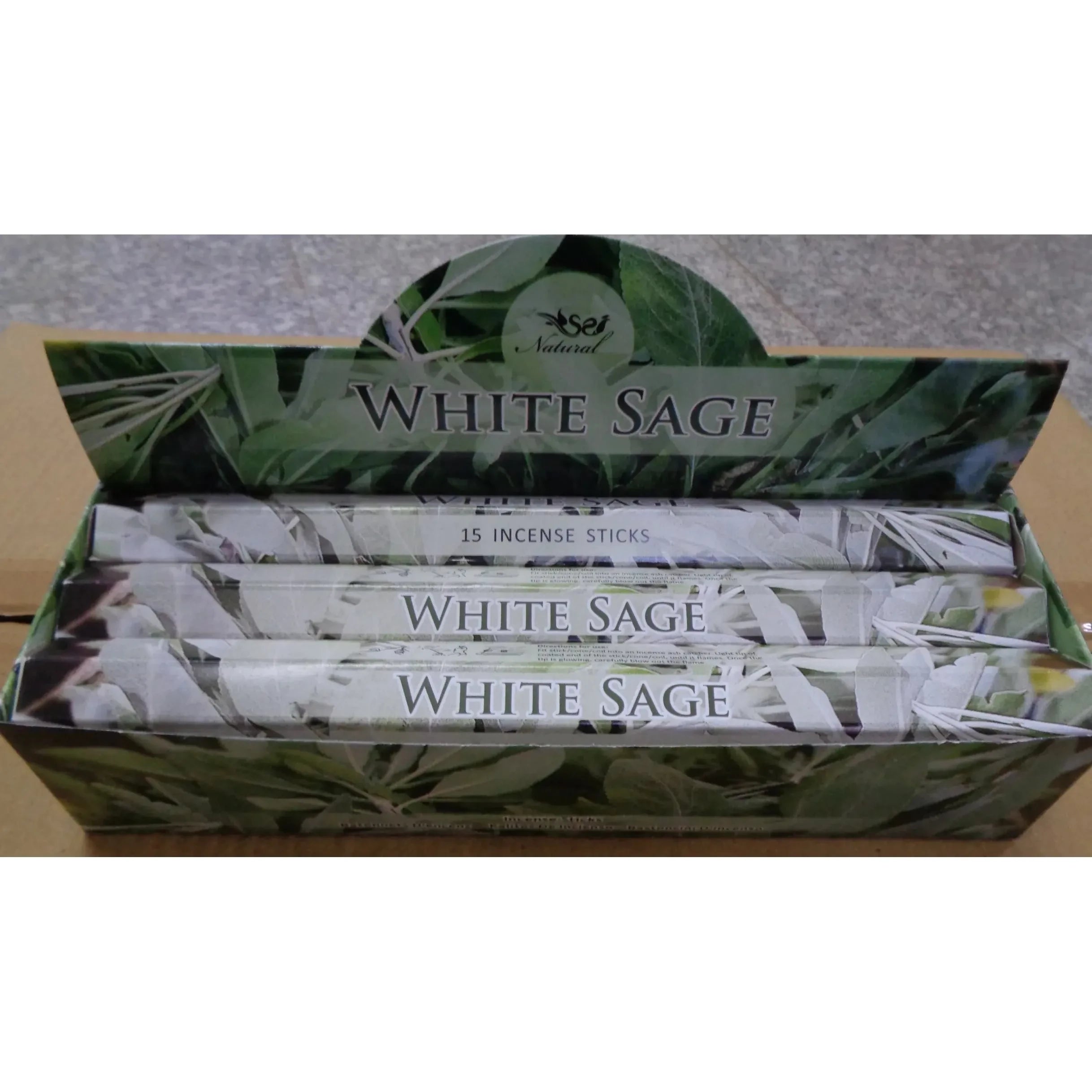 Hem Hexagon Incense - White Sage