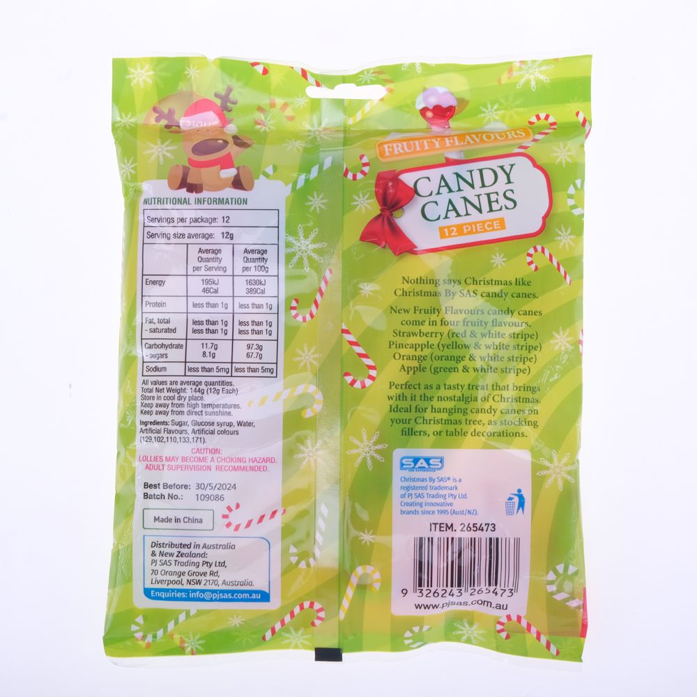 Christmas Candy Cane - Fruity Flavours