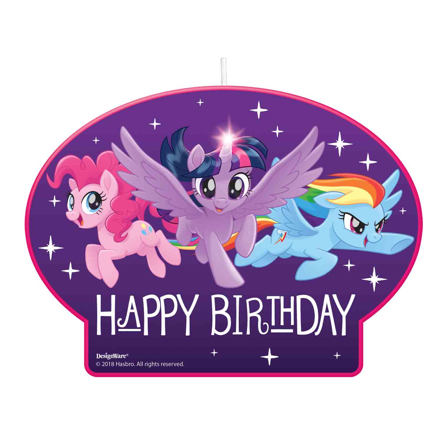 My Little Pony Friendship Adventures Birthday Candle - 11cm Default Title