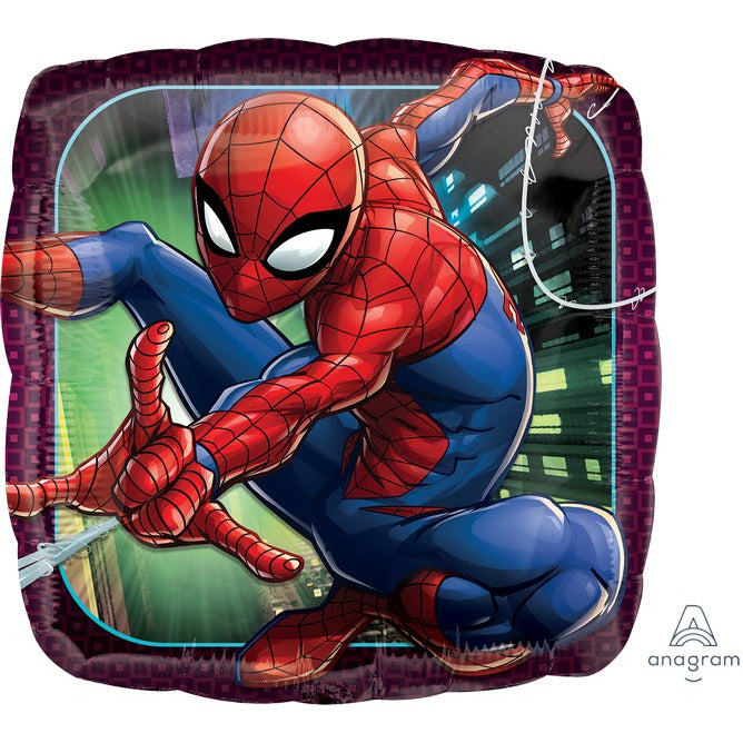 Spider-Man Animated Foil Balloon Standard HX - 45cm Default Title