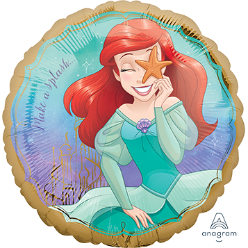 Disney Princess Ariel Mermaid Once Upon A Time Foil Balloon Standard HX - 45cm Default Title