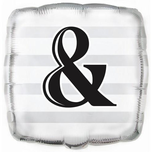 Wedding & Square 45cm (18) Foil Balloon Packaged